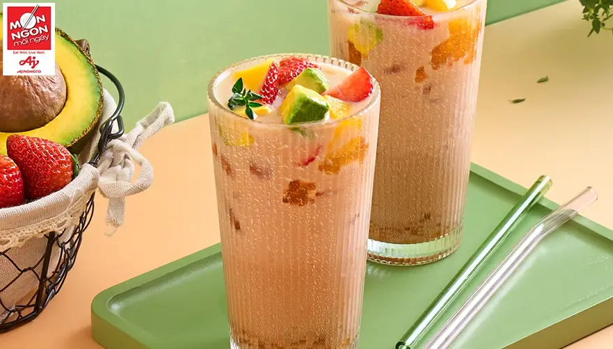 c&aacute;ch pha tr&agrave; sữa tr&aacute;i c&acirc;y