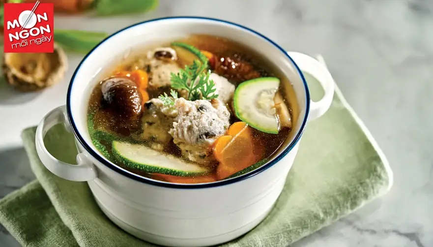 Canh mọc b&iacute; ng&ograve;i