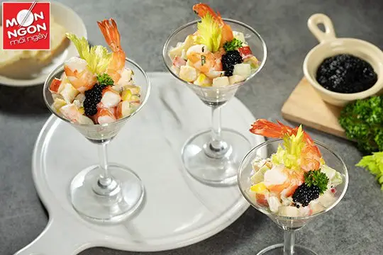 Salad t&ocirc;m thanh m&aacute;t