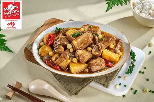 sườn kho khoai t&acirc;y