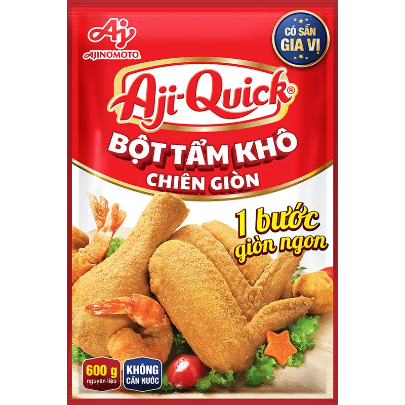 Aji-Quick® Bột Tẩm Khô Chiên Giòn