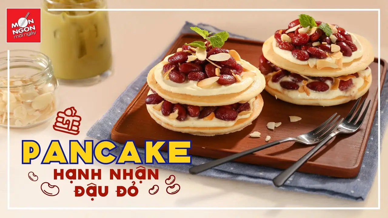 pancake hanh nhan dau do