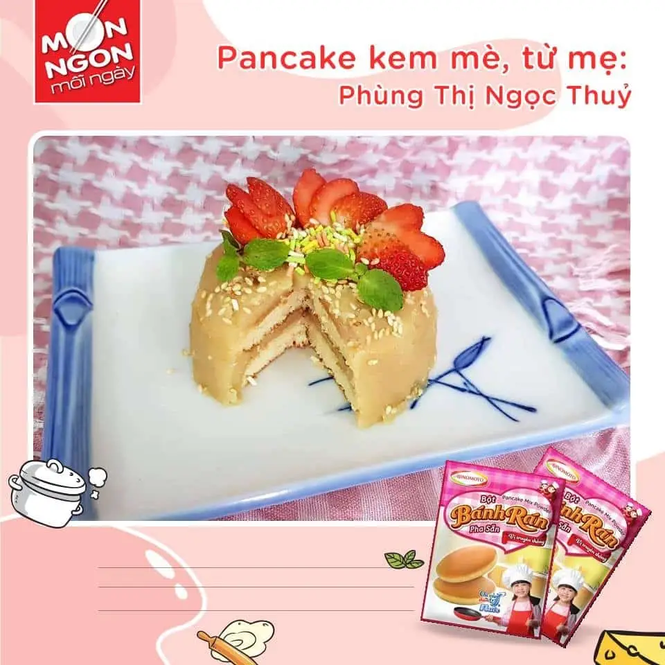 Kết quả Mini Game “Pancake Kem Mè”: 6 Mẹ khéo tay!