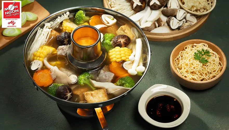 Cách nấu lẩu nấm chay ngày mưa ngon mê cả nhà