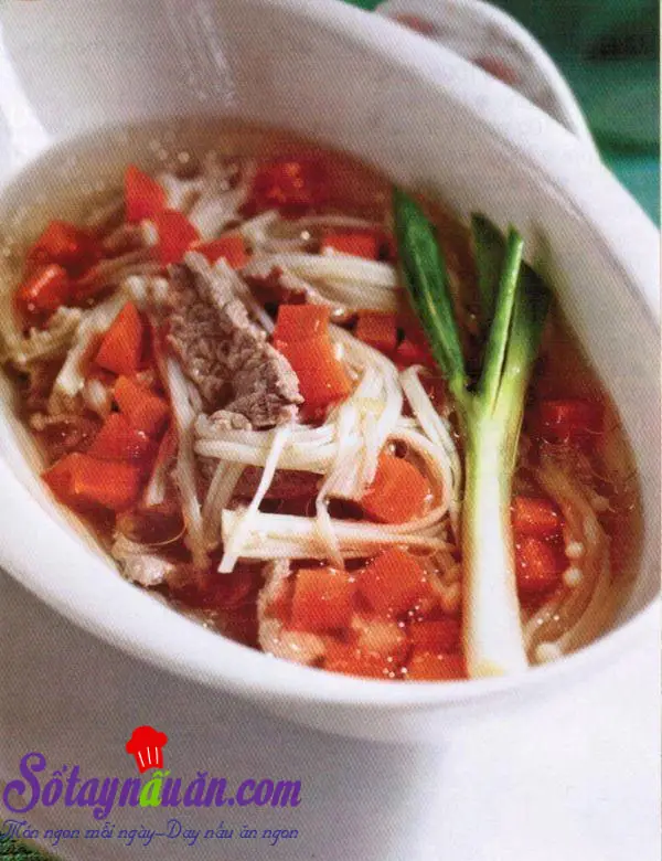 Cách nấu canh thịt bò nấm kim châm thơm ngon