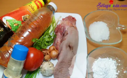 c&aacute;ch l&agrave;m lưỡi x&agrave;o chua ngọt 1