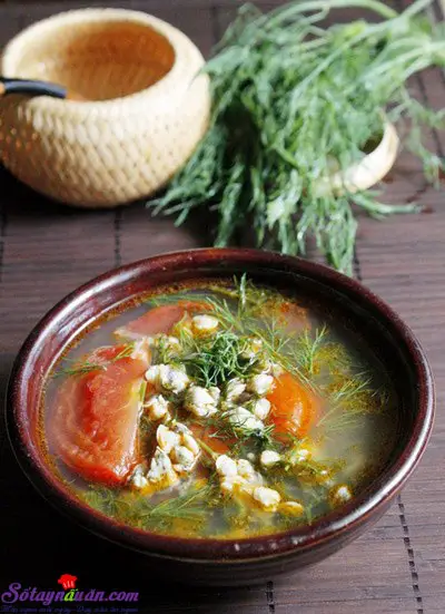 c&aacute;ch l&agrave;m m&oacute;n canh hến nấu chua