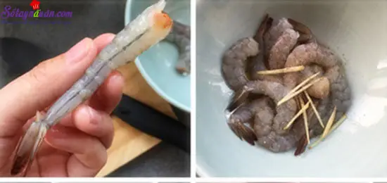 c&aacute;ch l&agrave;m t&ocirc;m tẩm vừng chi&ecirc;n gi&ograve;n 1