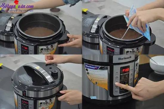 c&aacute;ch nấu ch&egrave; đậu đỏ nước cốt dừa 3