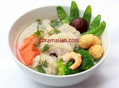 Hướng dẫn cách nấu canh bóng thập cẩm chuẩn vị Bắc ngày Tết