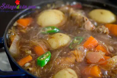 c&aacute;ch l&agrave;m miến g&agrave; om coca 8