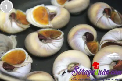 Ốc mỡ x&agrave;o sa tế 1