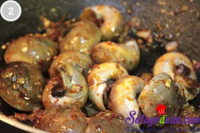 Ốc mỡ x&agrave;o sa tế 2