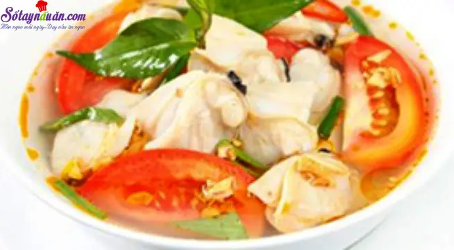 Ngao nấu riêu – món ăn ngọt mát của mùa hè
