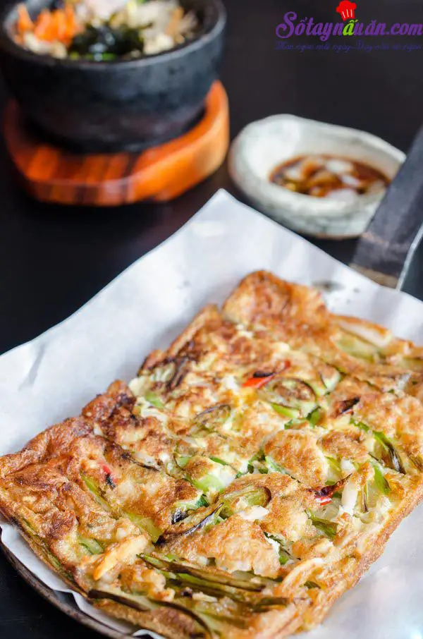 Cách làm món bánh xèo hải sản Hàn Quốc