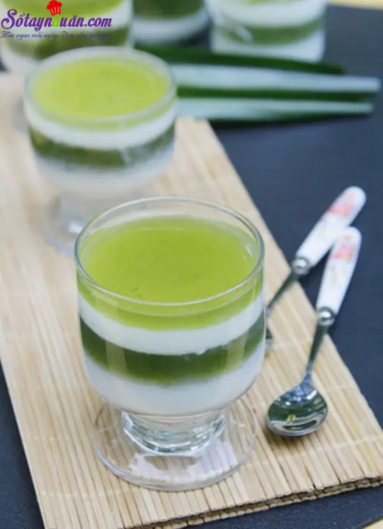 Công thức thạch hai màu mát lạnh cho ngày hè nóng bức