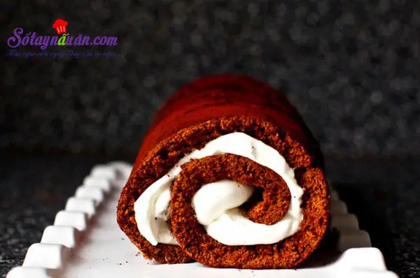 Cách làm bánh bông lan chocolate ngon mê mẩn kết quả
