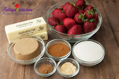 C&ocirc;ng thức cho m&oacute;n b&aacute;nh quế cuộn mứt d&acirc;u ngon tuyệt hảo nguy&ecirc;n liệu