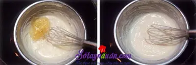 C&aacute;ch l&agrave;m b&aacute;nh b&ocirc;ng lan cuộn vị tr&agrave; xanh 5