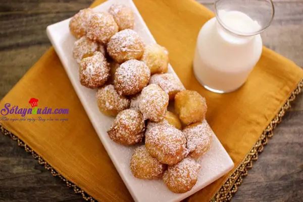 Hướng dẫn l&agrave;m b&aacute;nh zeppole - b&aacute;nh r&aacute;n mini kiểu &Yacute; cực dễ kết quả