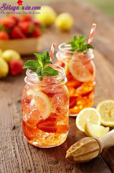 Cách làm Soda mix trái cây ngon tuyệt cho mùa hè nóng nực