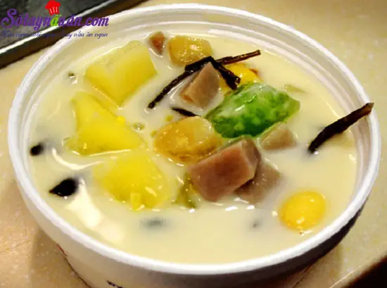 Cách nấu chè thưng (chè bà ba) đậu xanh chuẩn miền Tây