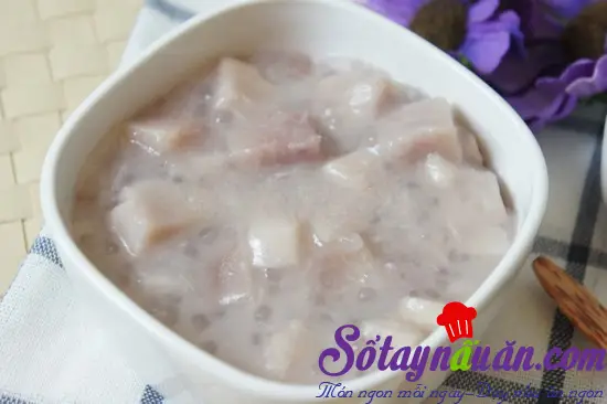 Chè khoai môn mát bùi