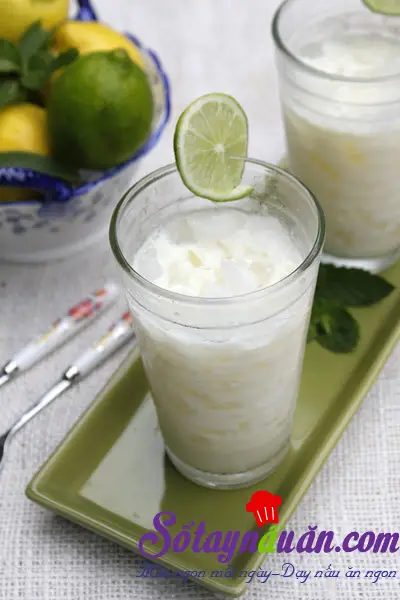 Công thức làm sữa đá chanh siêu ngon cho mùa hè mát lạnh