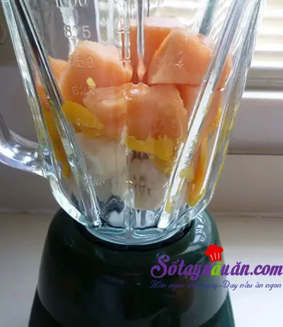 C&aacute;ch l&agrave;m sinh tố ho&agrave;ng kim 1
