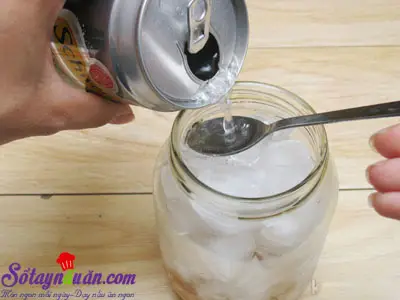 C&aacute;ch l&agrave;m soda vị caramel m&aacute;t lạnh ngon tuyệt c&uacute; m&egrave;o 8