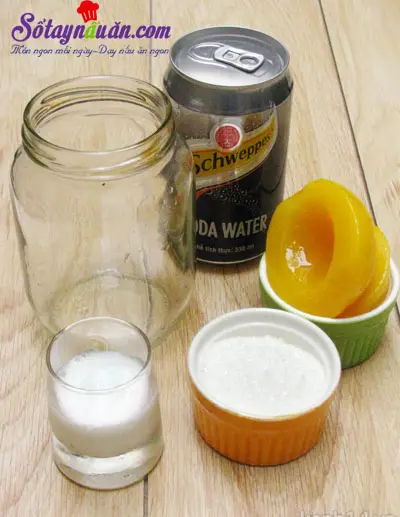 C&aacute;ch l&agrave;m soda vị caramel m&aacute;t lạnh ngon tuyệt c&uacute; m&egrave;o nguy&ecirc;n liệu