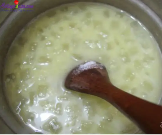 c&aacute;ch nấu ch&egrave; nha đam 5