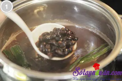 Ch&egrave; đậu đen kiểu Th&aacute;i 1