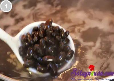 Ch&egrave; hạt sen đậu đen 1