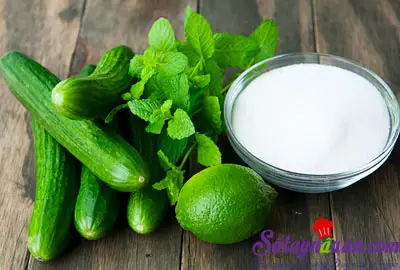 C&ocirc;ng thức siro dưa leo cực thanh m&aacute;t giải nhiệt ng&agrave;y h&egrave; nguy&ecirc;n liệu