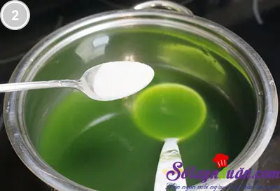 Thạch rau c&acirc;u l&aacute; nếp 2