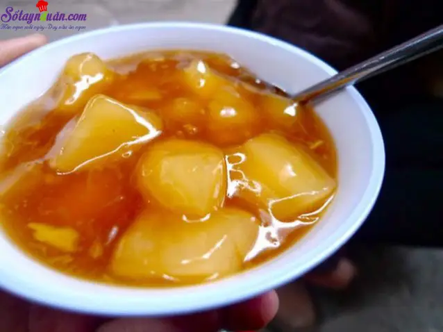 Hướng dẫn cách làm chè sắn nóng hổi thơm ngon