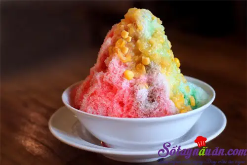 Hướng dẫn cách làm Ice kachang chè đá bào Singapore