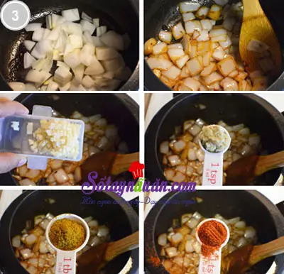 B&ograve; hầm c&agrave; ri nước cốt dừa 3