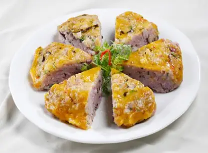 Cách làm chả trứng khoai môn ngon lạ miệng