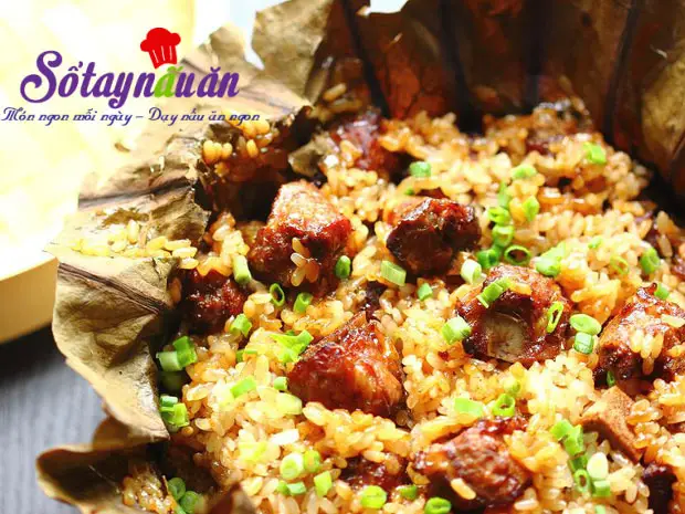Cách làm cơm sườn nấm ngon đến ngất ngây