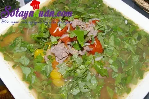 Canh Thịt Bò Rau Răm: Món Ăn Ấm Vị Cho Ngày Lạnh