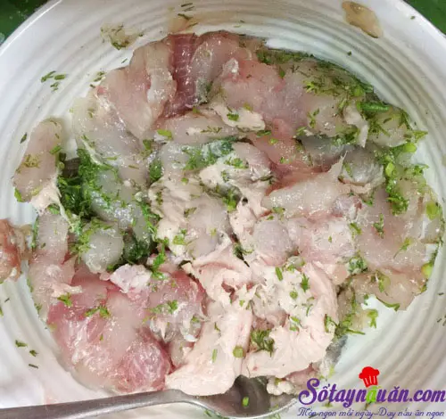 C&aacute;ch l&agrave;m chả c&aacute; vi&ecirc;n sốt mayonnaise chi&ecirc;n x&ugrave; 1