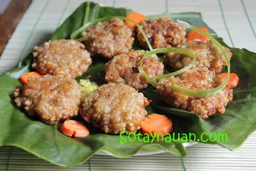 Cach lam cha com dac san ha noi, nau an ngon, mon an ngon, sotaynauan.com