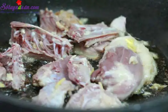 c&aacute;ch l&agrave;m m&oacute;n thịt vịt kho gừng 3