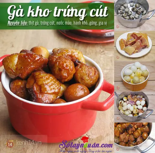 G&agrave; kho trứng c&uacute;t đậm đ&agrave;