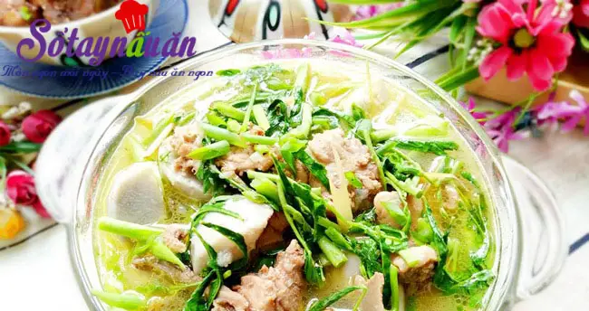 Vịt hầm khoai sọ 6