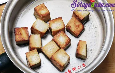 Hướng dẫn c&aacute;ch l&agrave;m đậu phụ kho coca 3