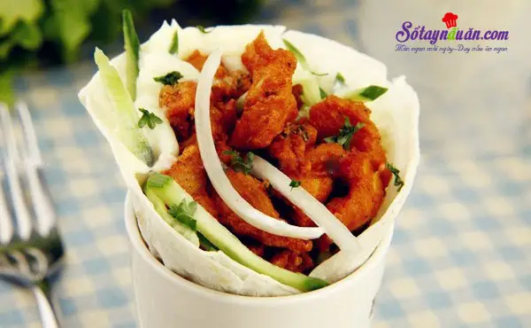 Hướng dẫn c&aacute;ch l&agrave;m g&agrave; burrito Mexico