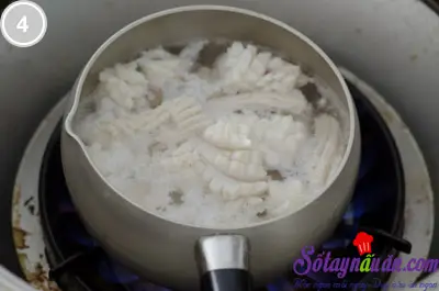 Mực x&agrave;o b&ocirc;ng hẹ 3